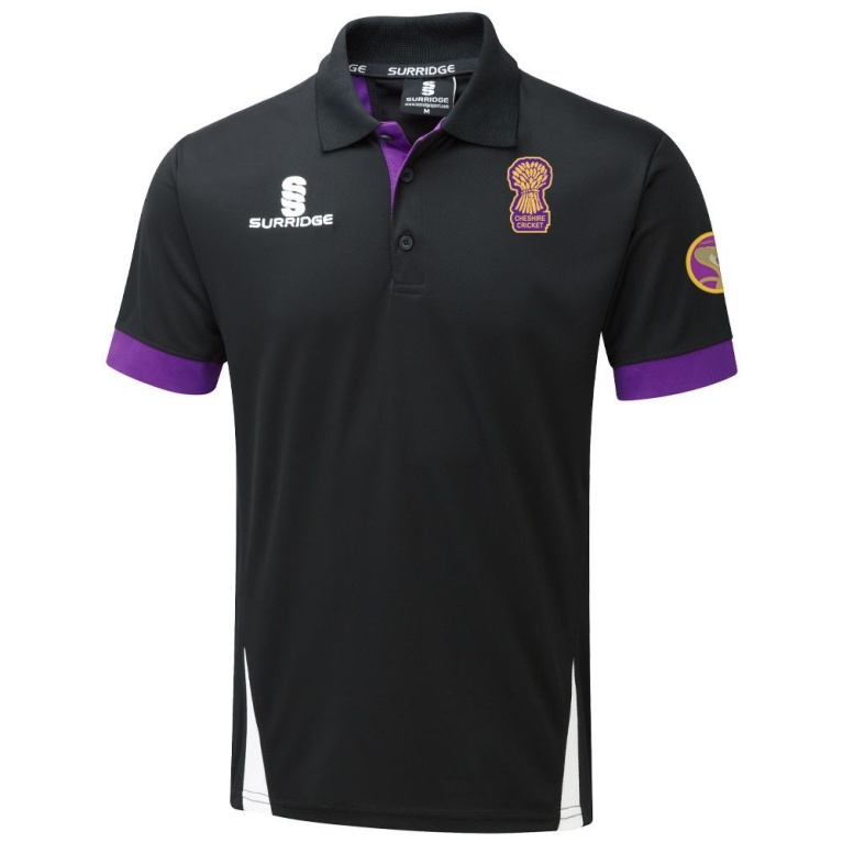 Cheshire Cobras - Blade Polo Shirt : Black/Purple/White