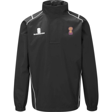 Cheshire Dual Curve 1/4 Zip Rain Jacket : Black