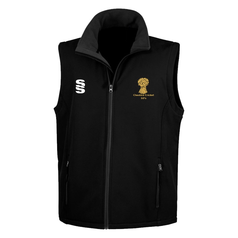 Cheshire 50s - Softshell Gilet - Men's Fit - Black