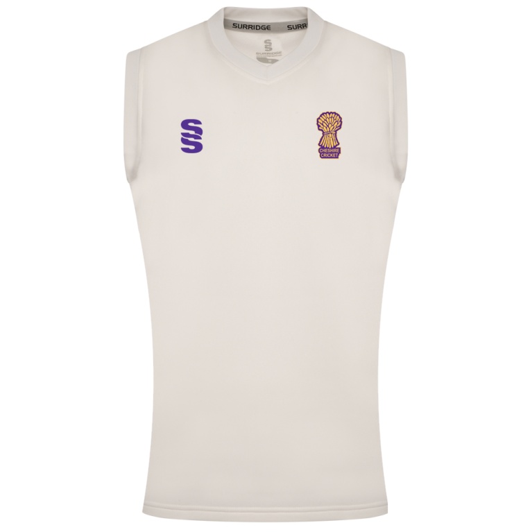 Cheshire County - Blast Sleeveless Cricket Sweater - Women's Fit