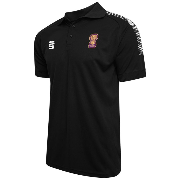 Cheshire Jaguars - Dual Solid Polo Shirt - Black