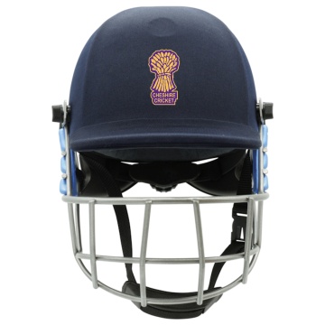 Cheshire Forma Cricket Helmet - Pro SRS - Steel Grill - Navy